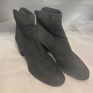 Aquatalia Suede Heeled Bootie